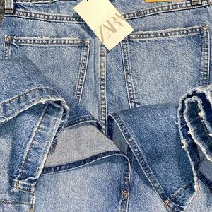 Zara Girs Denim Cargo Skirt